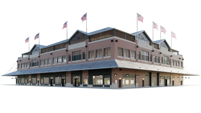 Fulton Market NYC building 3Dモデル .c4d .max .obj .3ds .fbx .stl .blend 