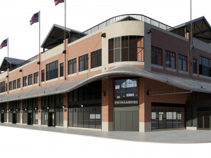 Fulton Market NYC building 3Dモデル