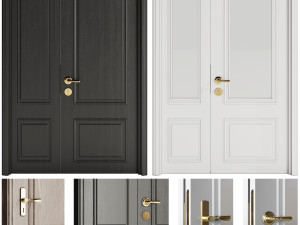 Set Classic Door 01 Modello 3D