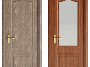 Set Classic Door 01 3D Model