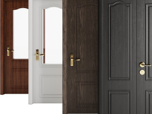 Set Classic Door 01 3D Модель