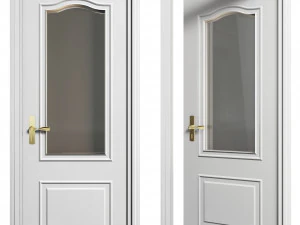 Set Classic Door 01 3D Model