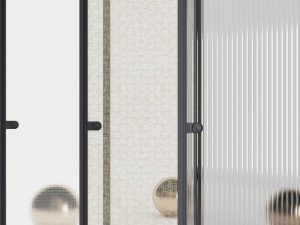 Set Modern Door 01 3D Model