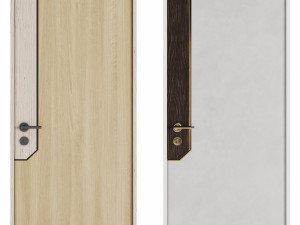 Set Modern Door 04 Modelo 3D