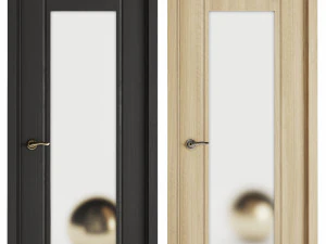Set Modern Door 04 3D Model
