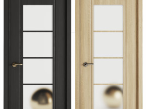 Set Modern Door 04 Modelo 3D