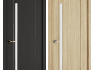 Set Modern Door 04 3D Model