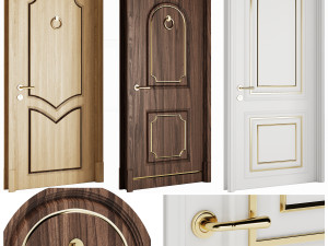 Set Classic Door 02 3D Modell