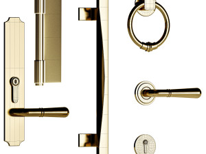 Set Classic Door 02 3D Modell