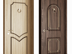 Set Classic Door 02 3D Modell