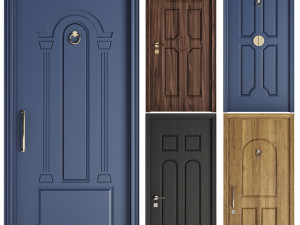 Set Classic Door 03 Modello 3D