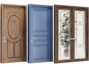 Set Classic Door 05 Modelo 3D