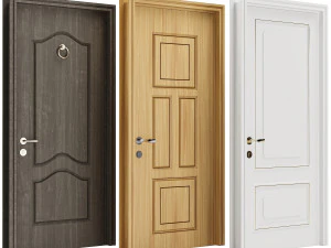 Set Classic Door 07 3D Model