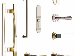 Set Classic Door 08 3D Модель