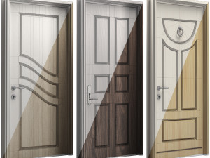 Set Classic Door 09 3D Модель