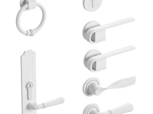 Set Classic Door 09 3D Model