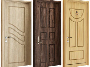 Set Classic Door 09 3D Model