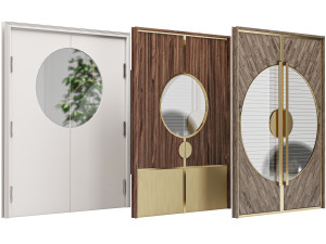 Set Technical Door 01 3D Model