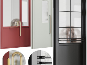 Set Technical Door 02 Modèle 3D