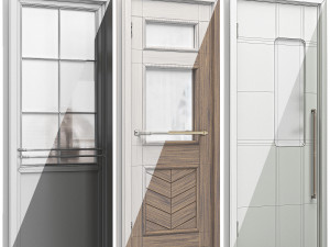 Set Technical Door 02 Modèle 3D