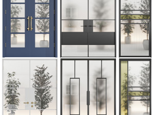 Set Technical Door 03 Modello 3D