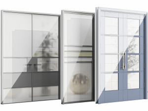 Set Technical Door 03 3D Модель
