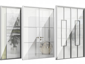 Set Technical Door 03 3D Модель