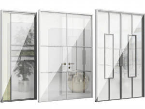 Set Technical Door 03 3D Model