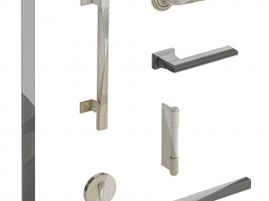 Set Technical Door 03 3D Модель