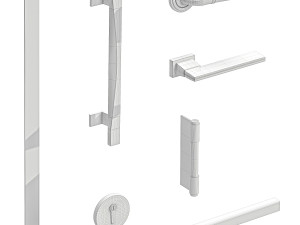 Set Technical Door 03 3D Модель