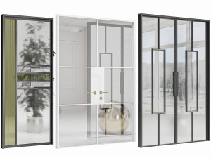 Set Technical Door 03 3D Модель