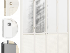 Set Modern Door 08 Modello 3D