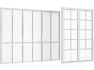 Set Modern Door 11 3D Model