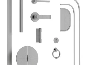 Set Modern Door 11 3D Model
