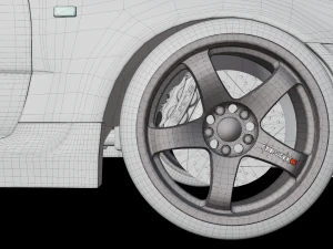 Nissan skyline GTR 3D Model