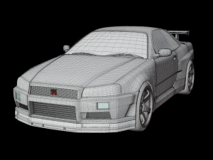 Nissan skyline GTR 3D Model