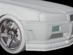 Nissan skyline GTR 3D Model