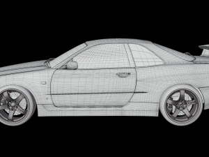 Nissan skyline GTR Modelo 3D