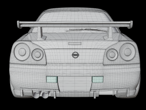 Nissan skyline GTR Modelo 3D
