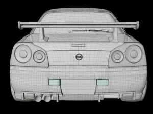 Nissan skyline GTR 3D Model