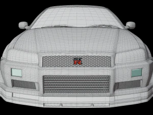 Nissan skyline GTR 3D Model