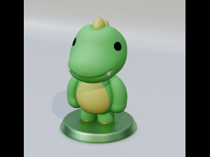 Draghetto chibi- chibi mini dragon 3D Print Model
