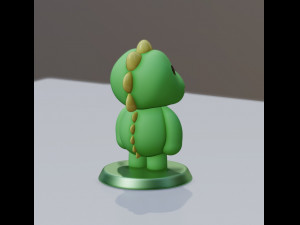 Draghetto chibi- chibi mini dragon 3D Print Model