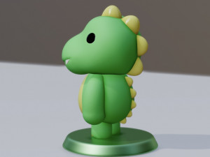 Draghetto chibi- chibi mini dragon 3D Print Model