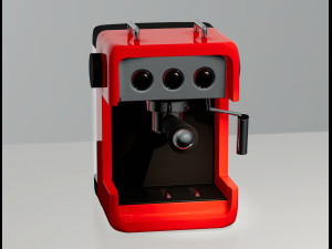 Macchina da Caffe espresso - Espresso coffee machine file stl 3D-printmodel