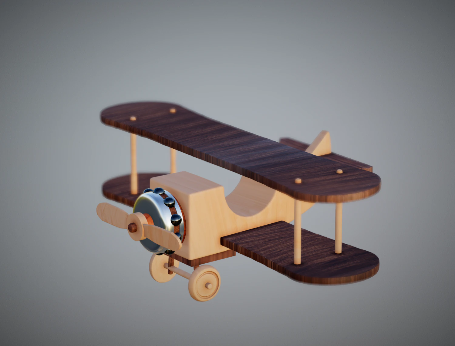 Aereoplano giocattolo - toy airplane file stl 3D Print Model .c4d .max .obj .3ds .fbx .stl .blend