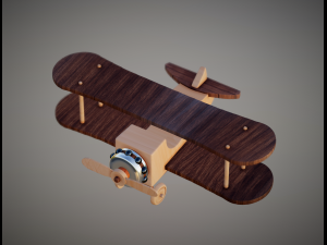 Aereoplano giocattolo - toy airplane file stl Model do druku 3D
