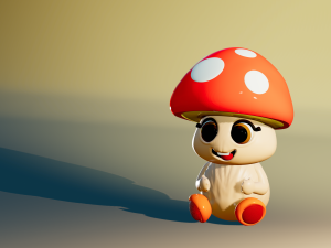 Funghetto - MUSHROOM file stl per stampa 3d 3D Принт Модель