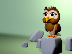 Gufo - how file stl print3d file stl 3D 프린트 모델