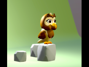 Gufo - how file stl print3d file stl 3D 프린트 모델